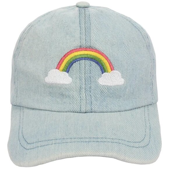 NWOT David & Young - Rainbow + Clouds Dad Cap, LGBTQ - Picture 1 of 6